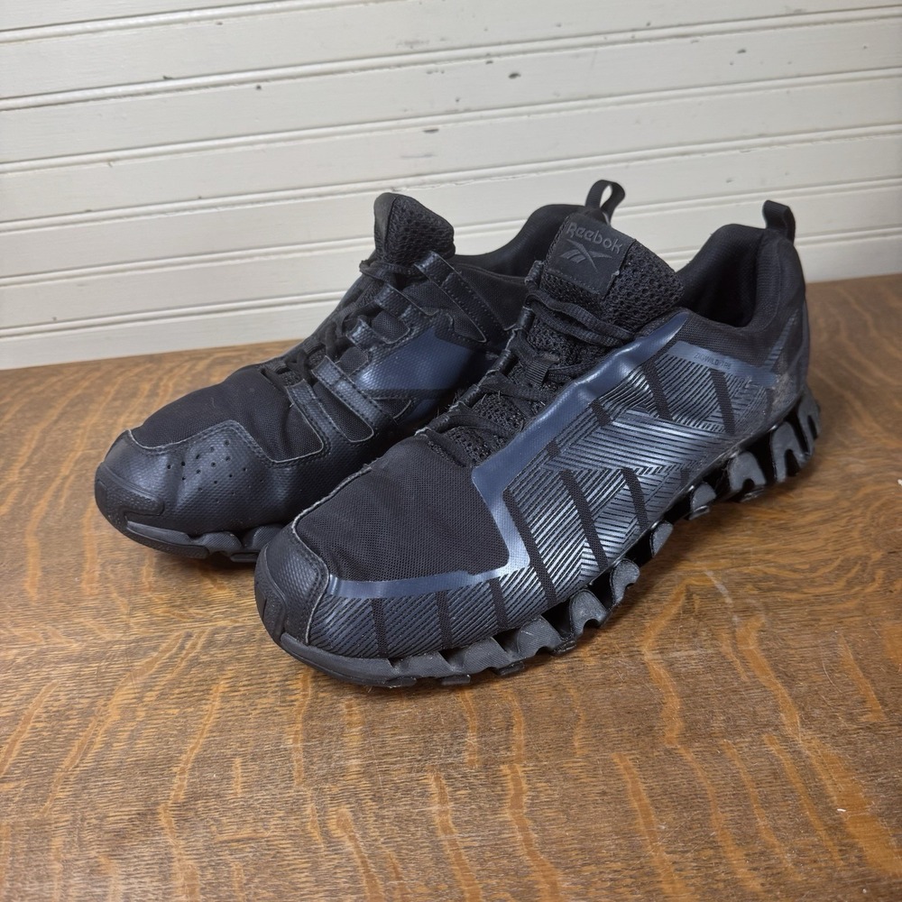 Reebok ZigTech ZigWild TR Black Running Shoes Men's Size 13 1Y3501